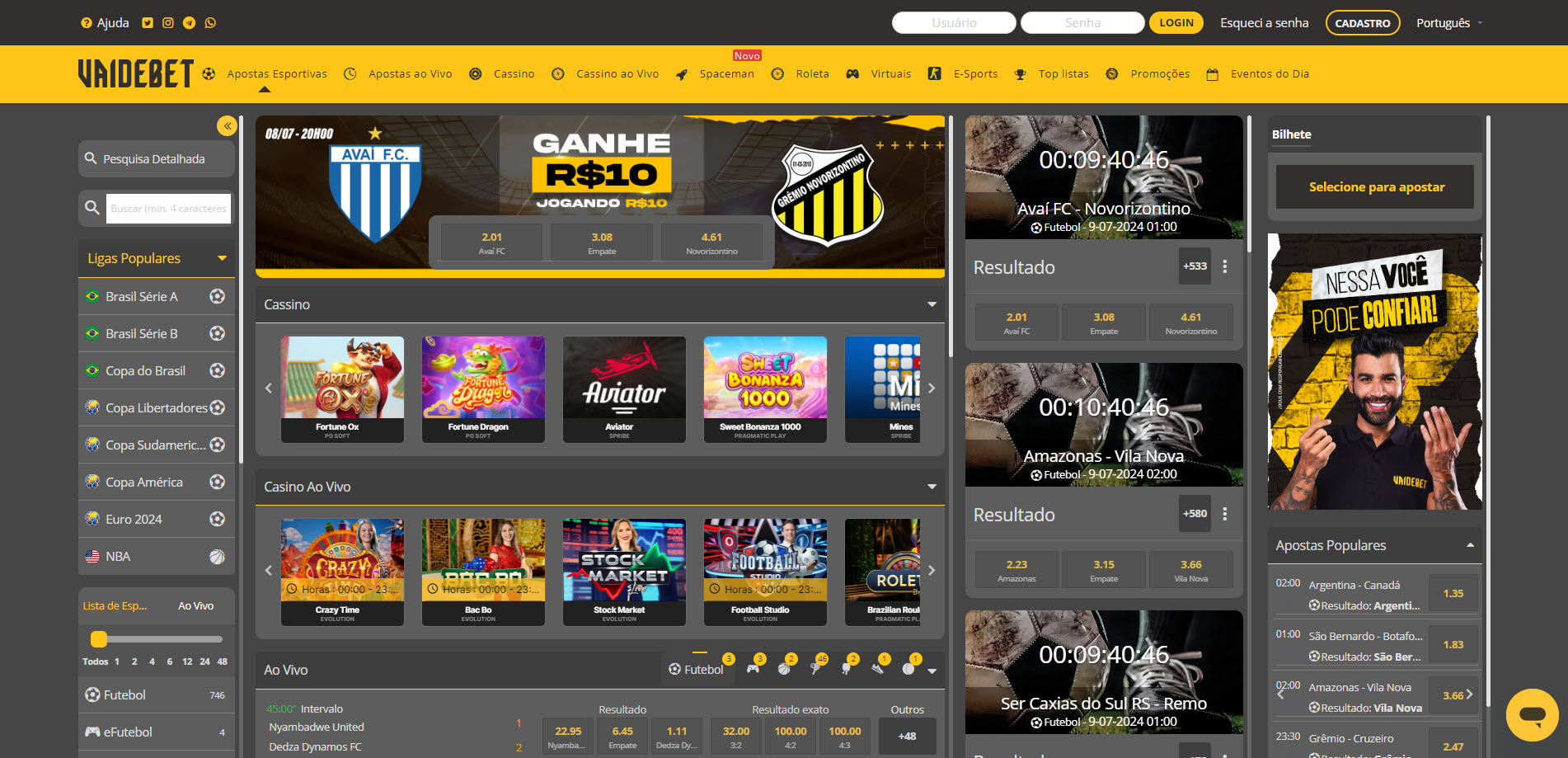 VaideBet Casino