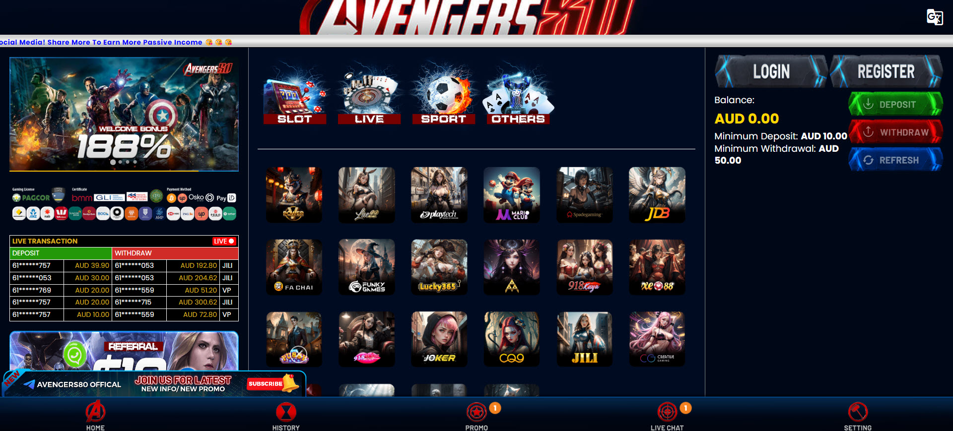 Avengers80 Casino