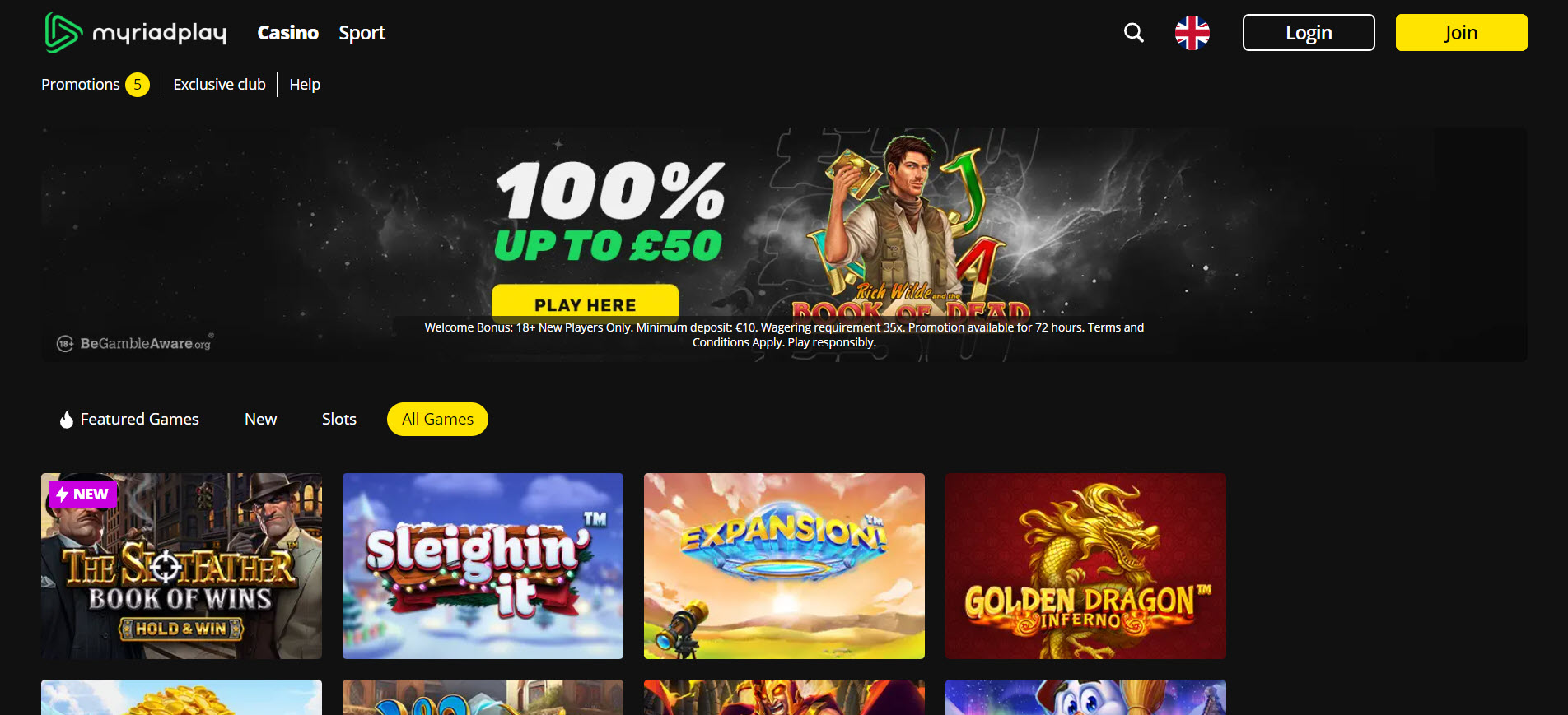 MyriadPlay Casino