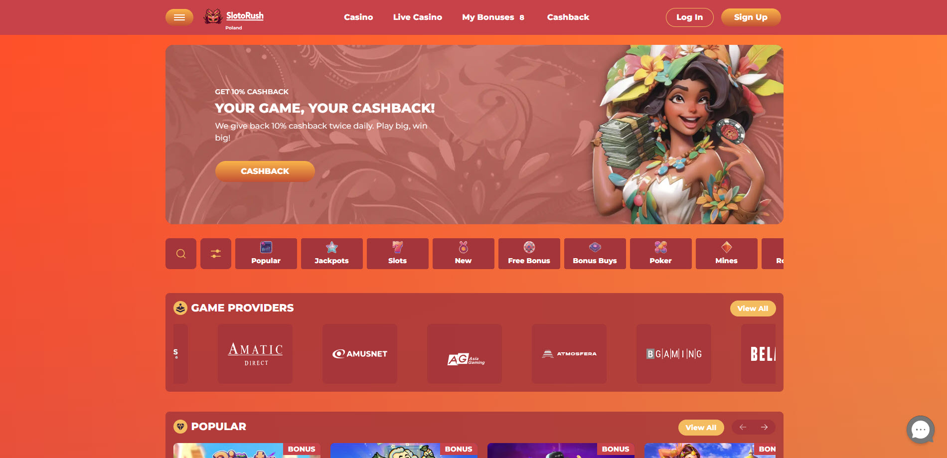 SlotoRush Casino