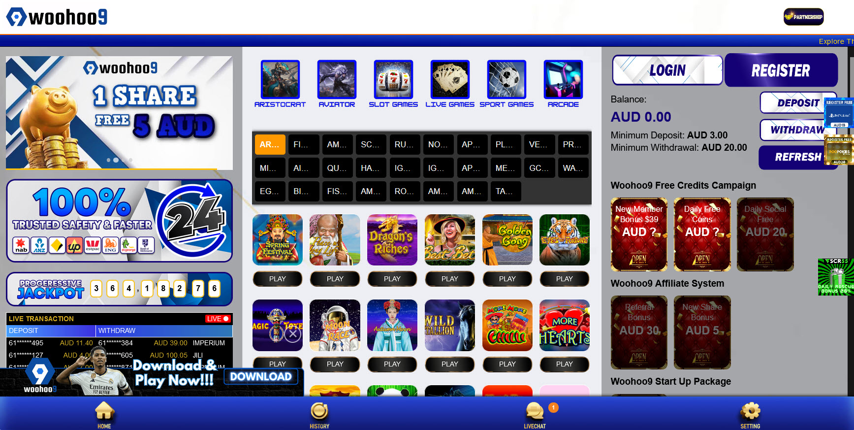 Woohoo9 Casino