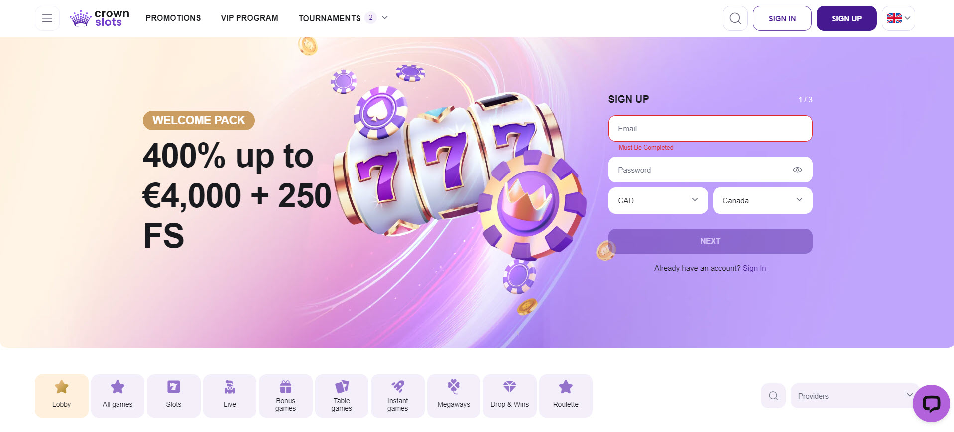 Crownslots Casino