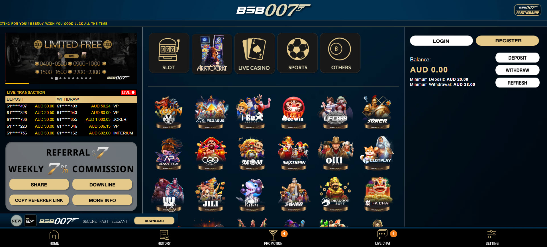 BSB007 Casino