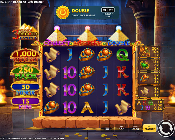 3 Pyramids of Gold