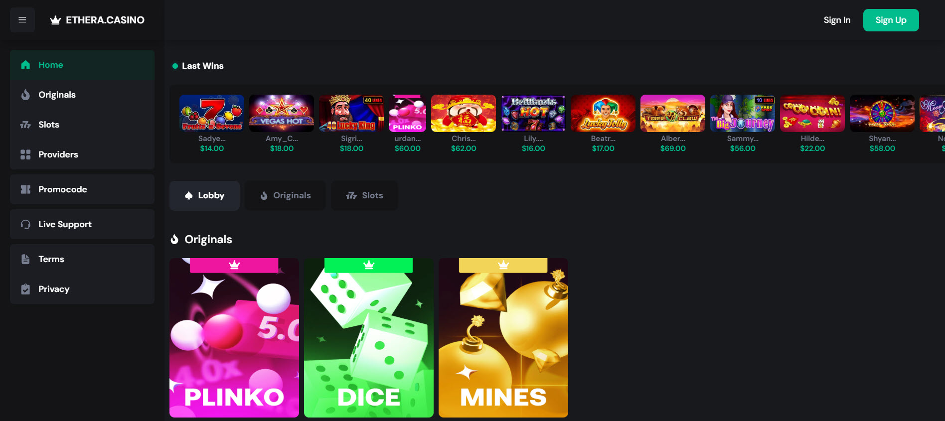 ETHERA Casino