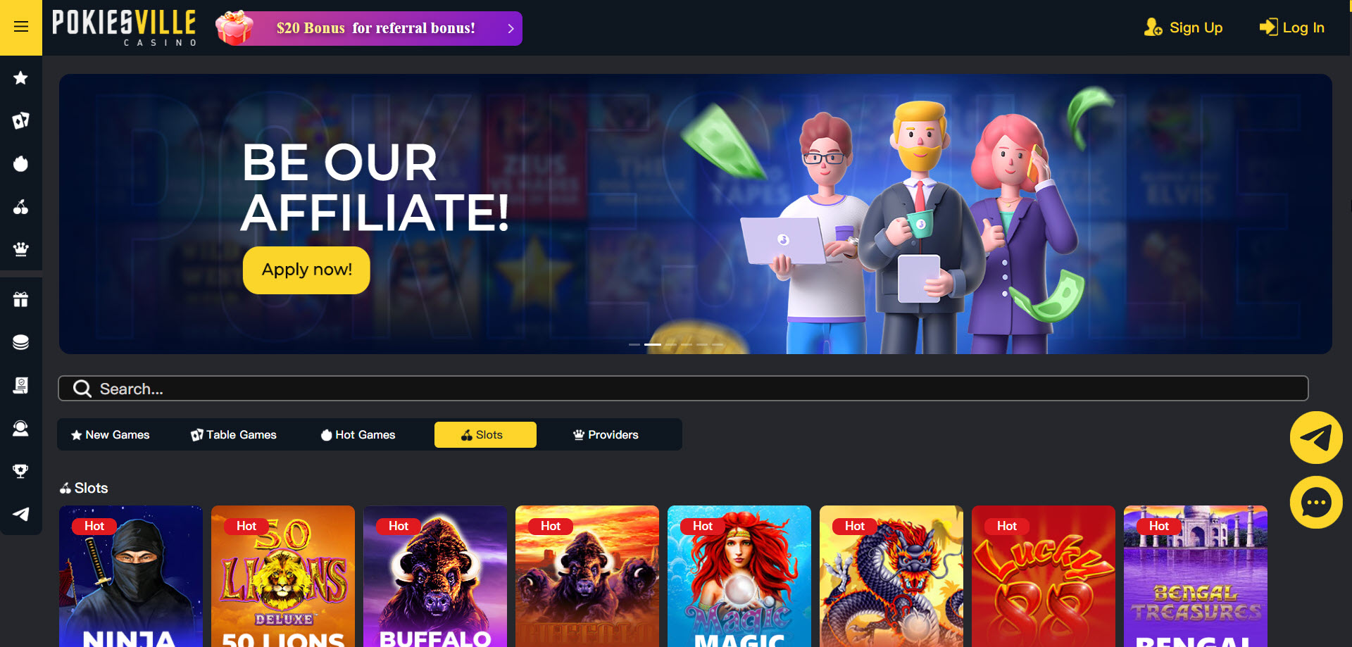 Pokiesville Casino