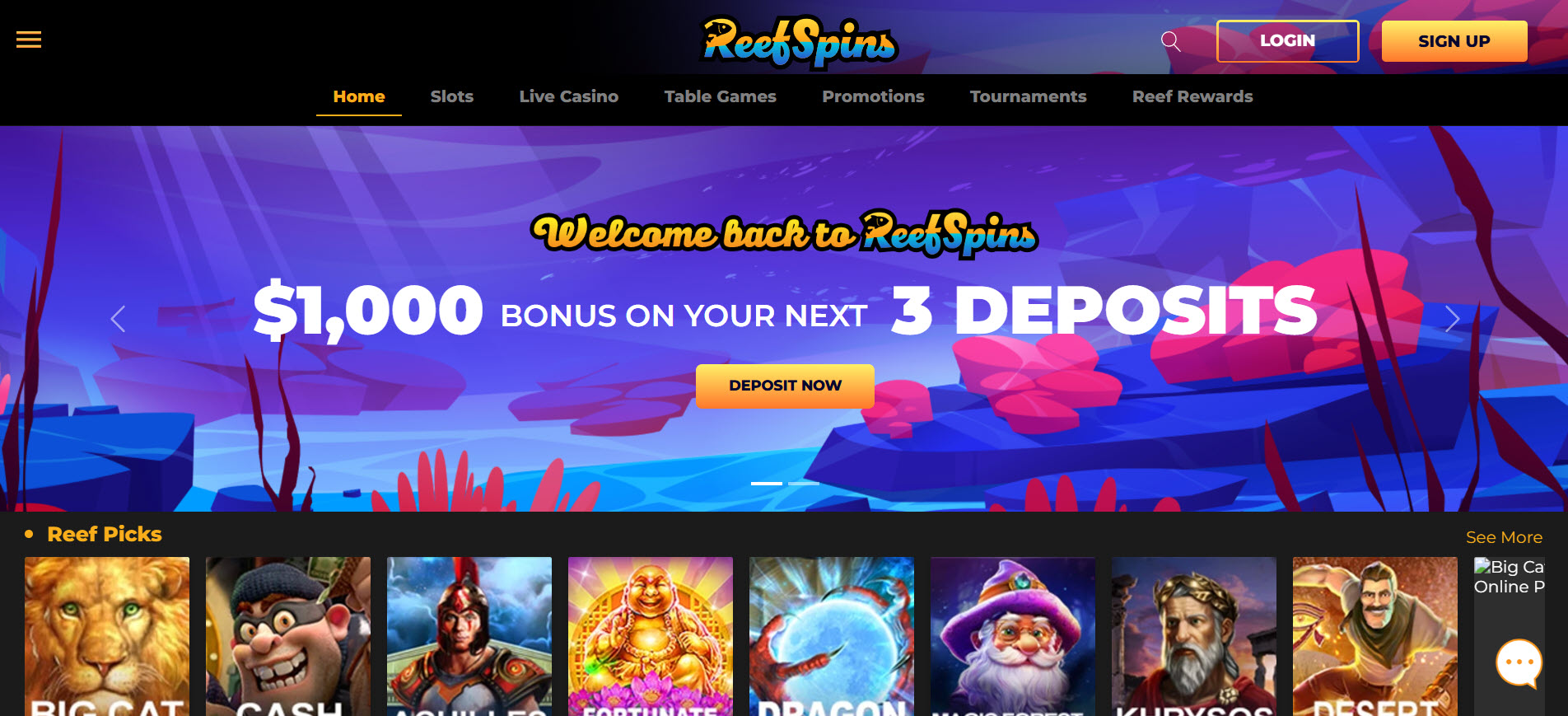 ReefSpins Casino