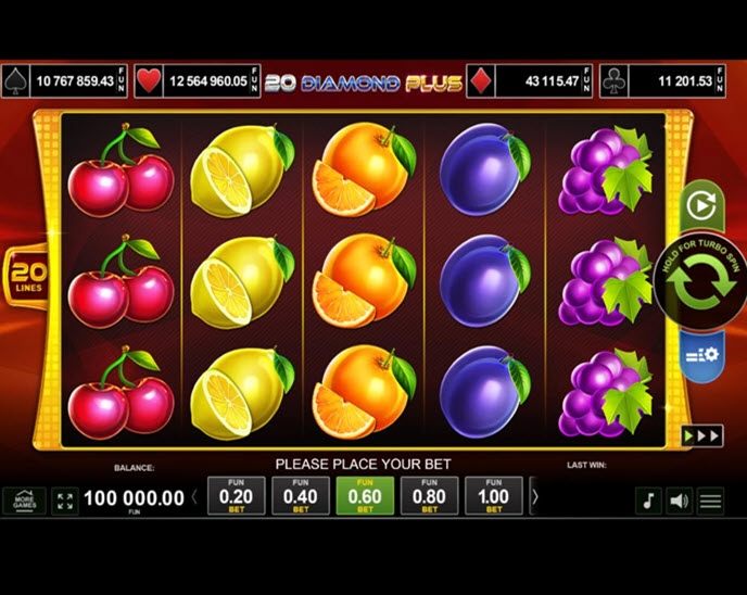 20 Diamond Plus