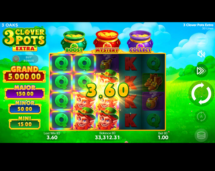 3 Clover Pots Extra