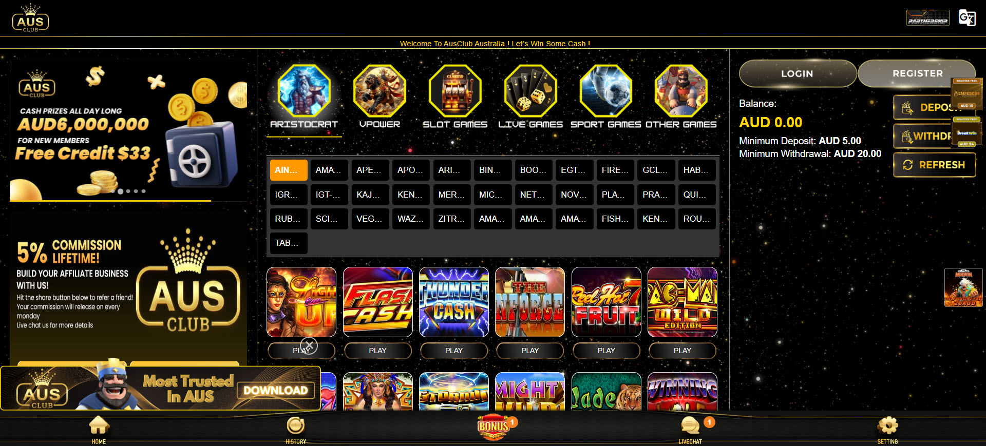 AUSClub Casino