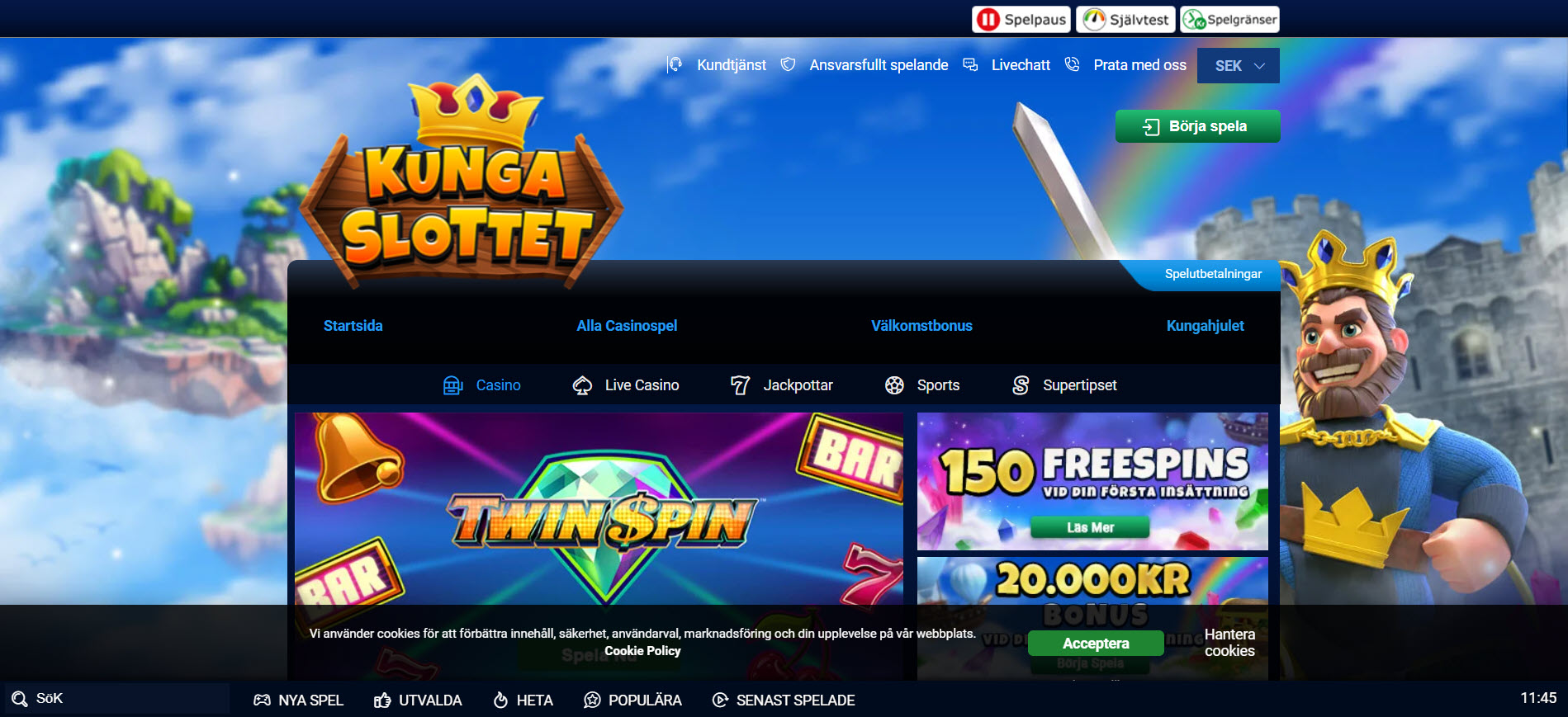 KungaSlottet Casino