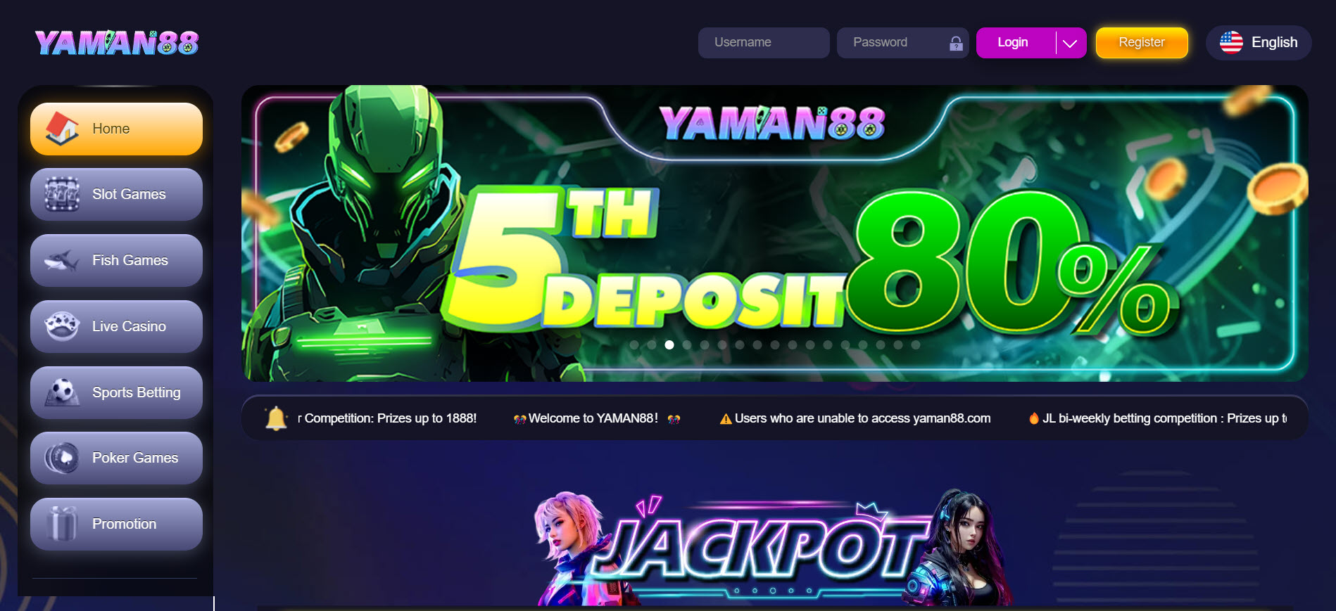 YAMAN88 Casino