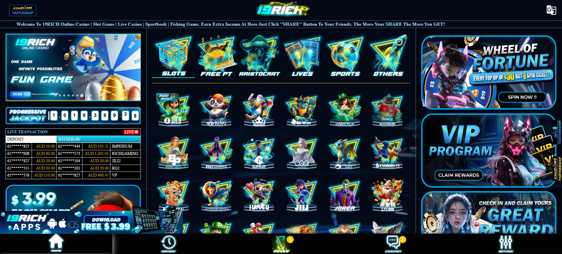 19RICH Casino