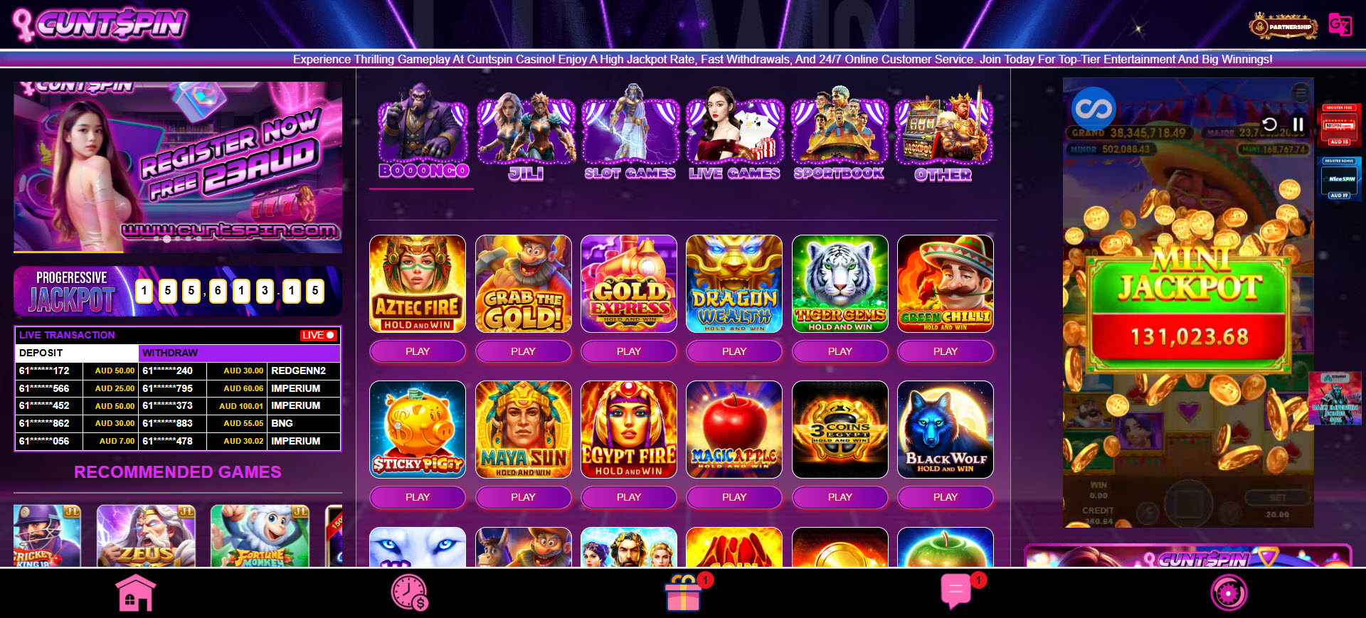 Cuntspin Casino