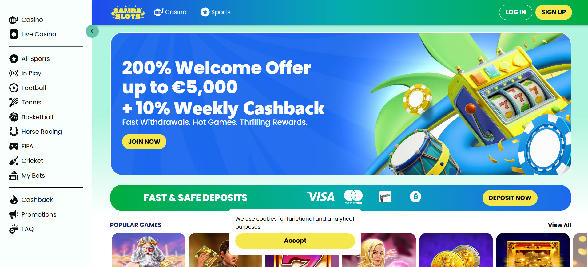 SambaSlots Casino