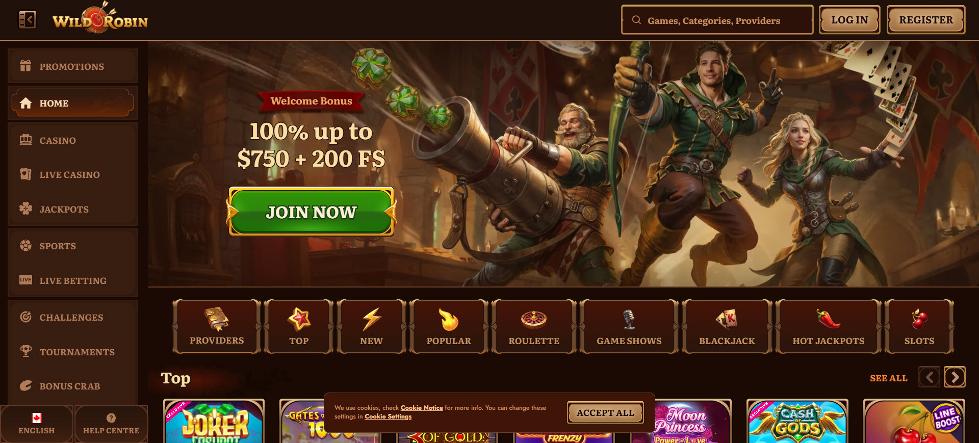 Wild Robin Casino