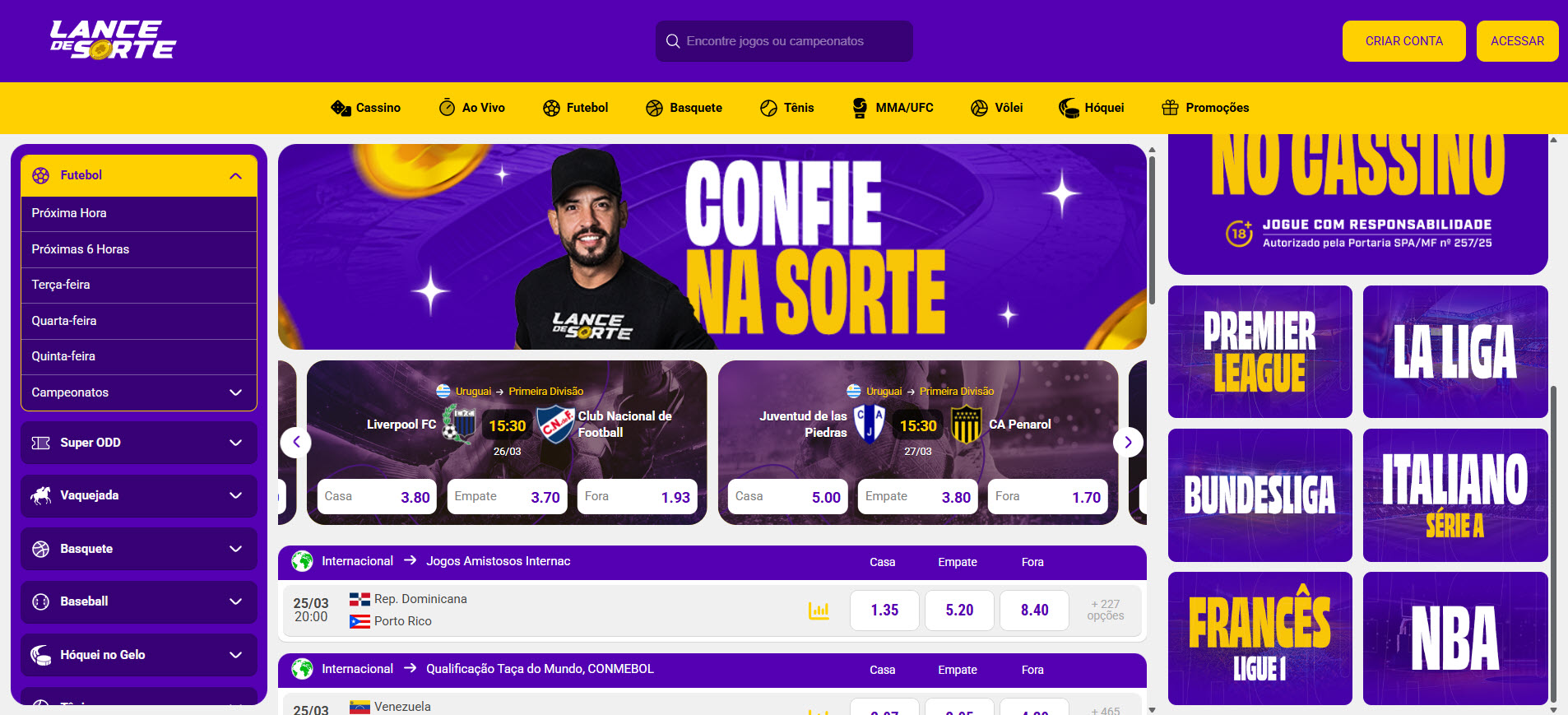 Lance de Sorte Casino
