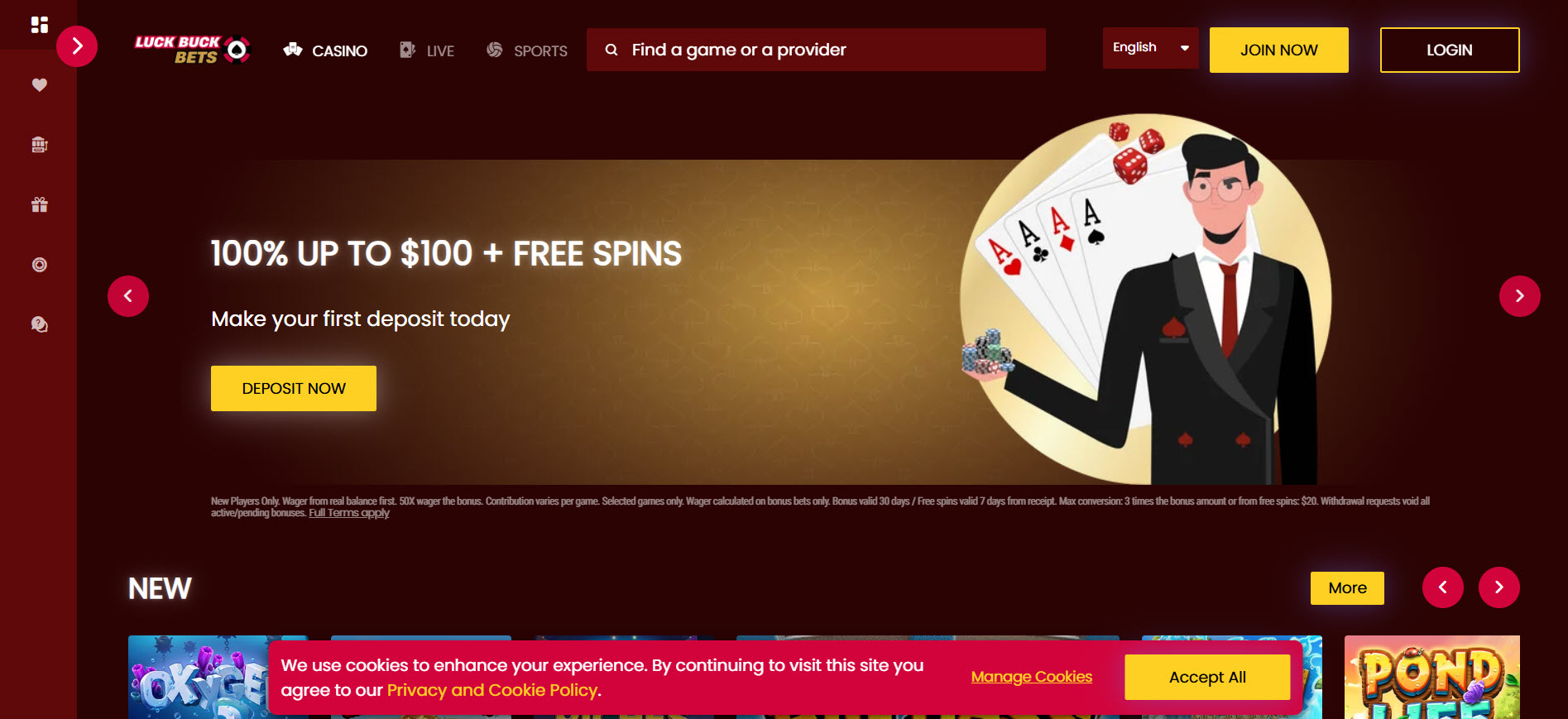 Luck Buck Bets Casino