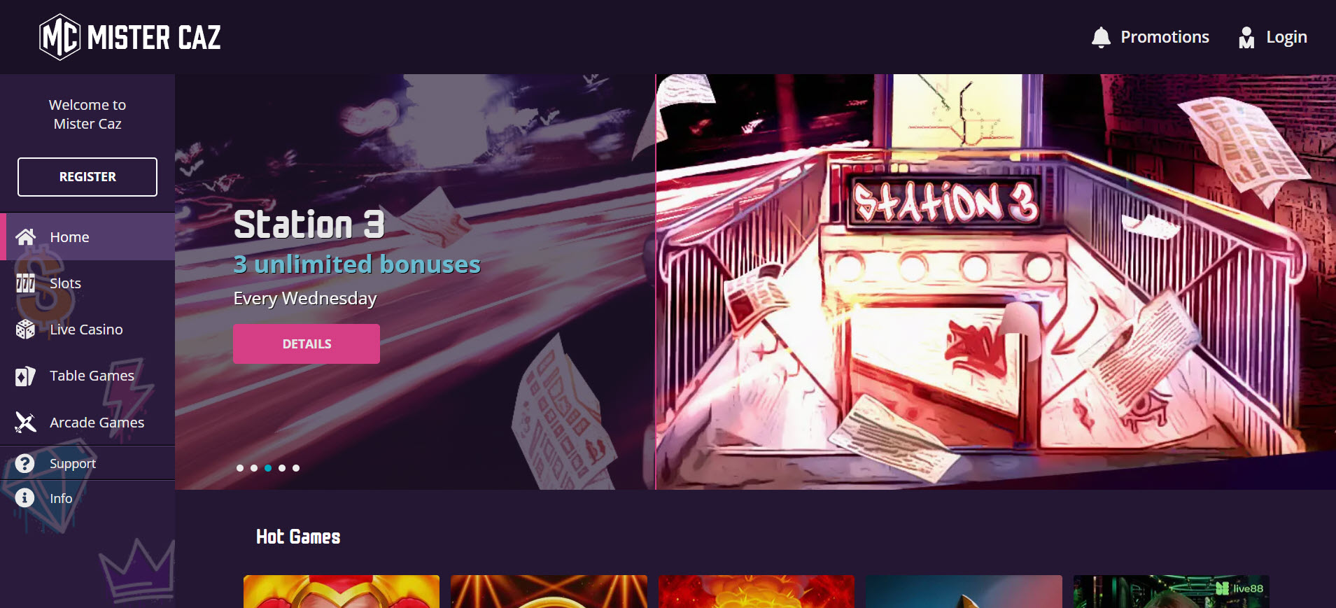 Mister Caz Casino