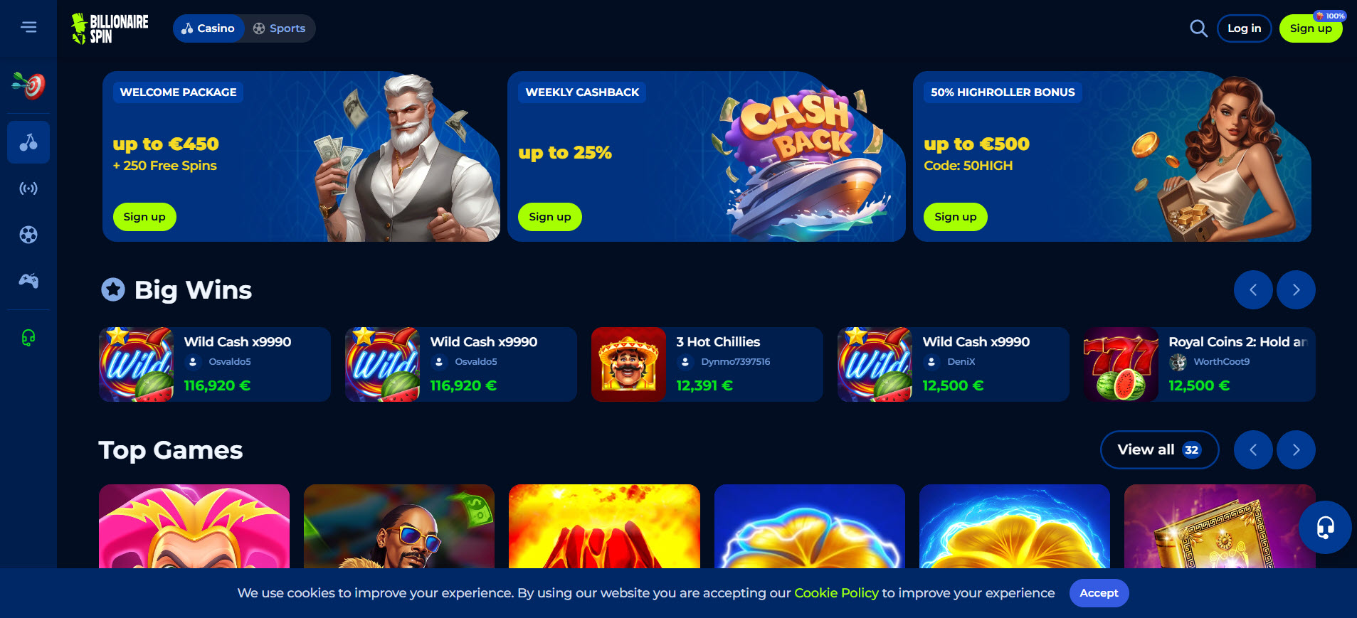 Billionairespin Casino