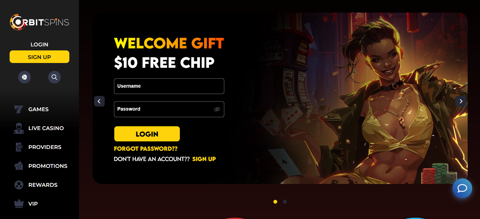 Orbit Spins Casino