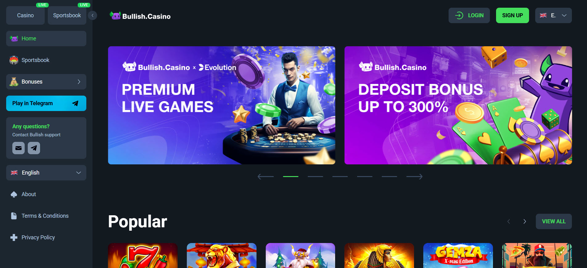 Bullish Casino
