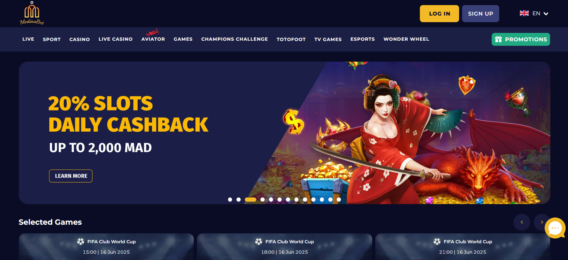 Medinabet Casino