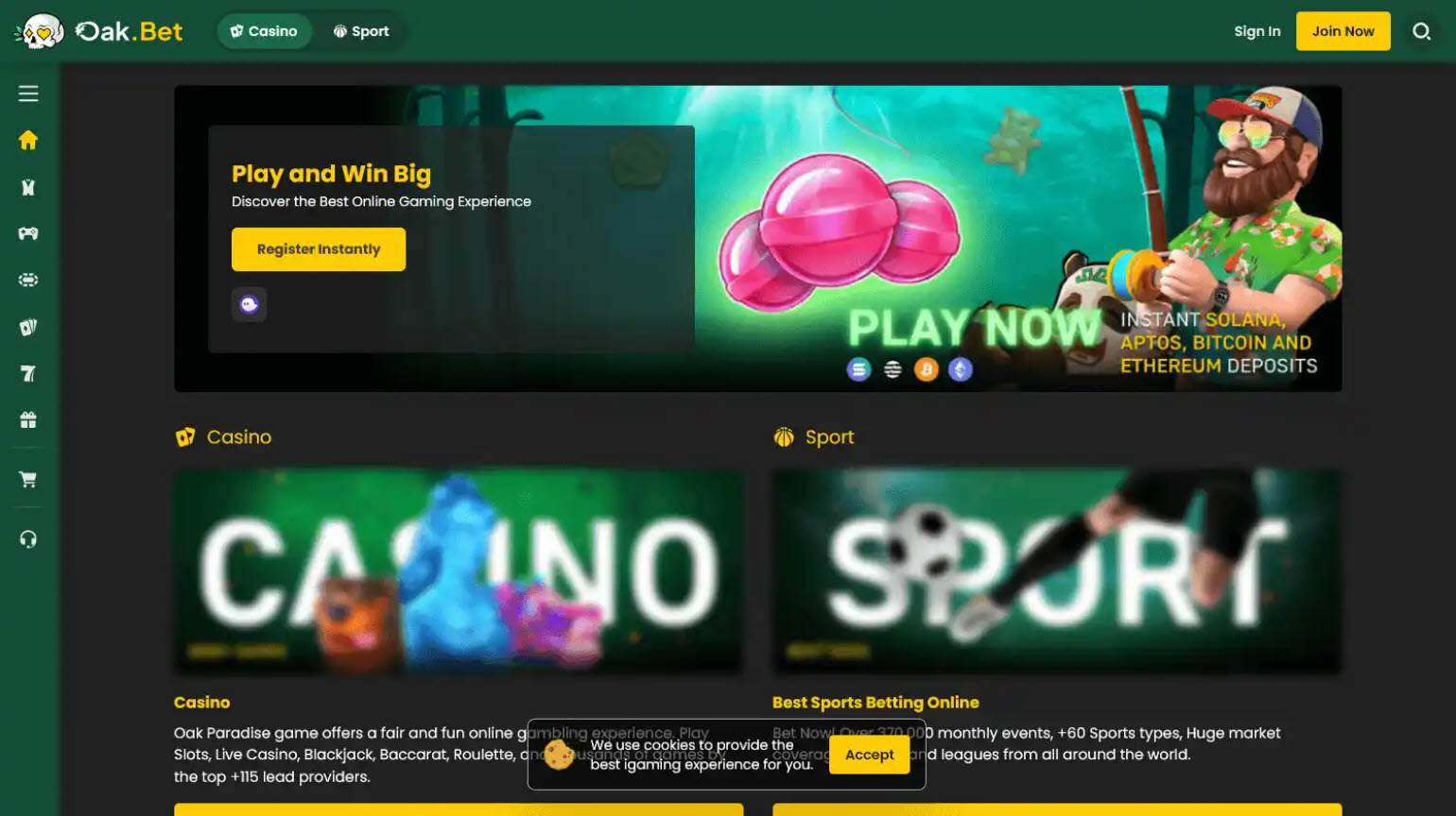 Oak Bet Casino