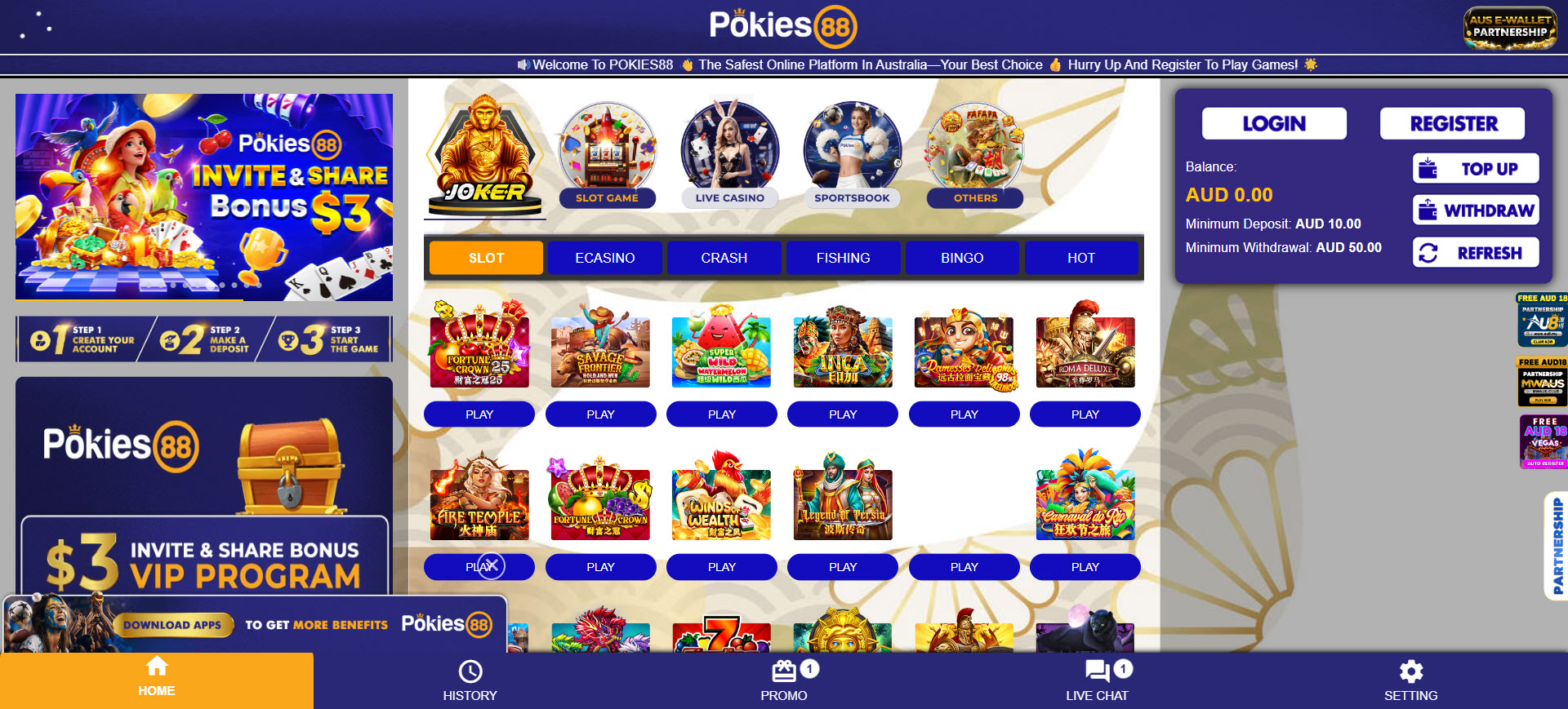 Pokies88 Casino