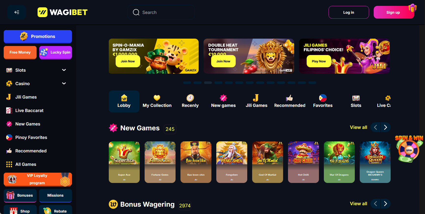 Wagibet Casino