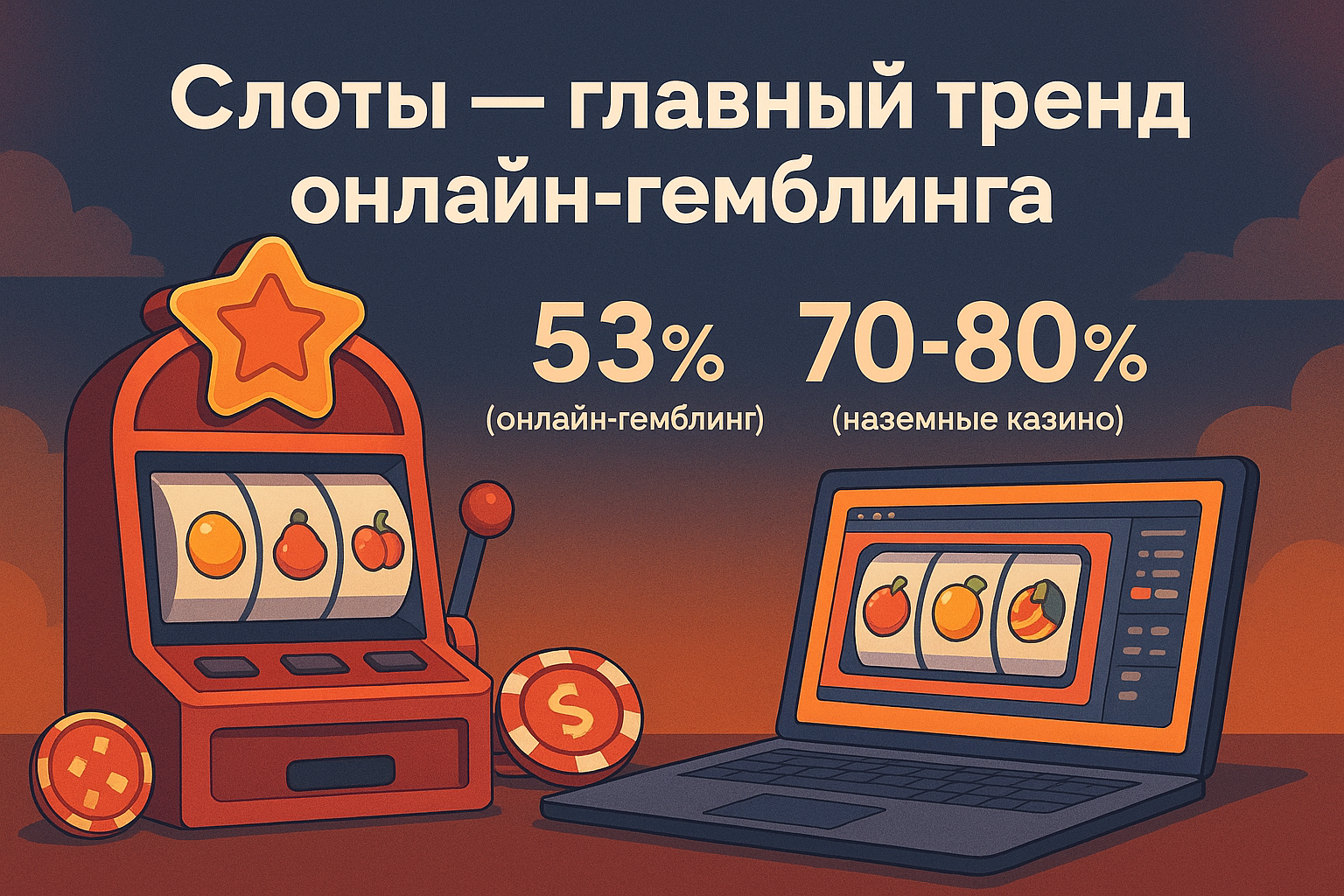 Существенный рост показателей проникновения слотов в игорный рынок