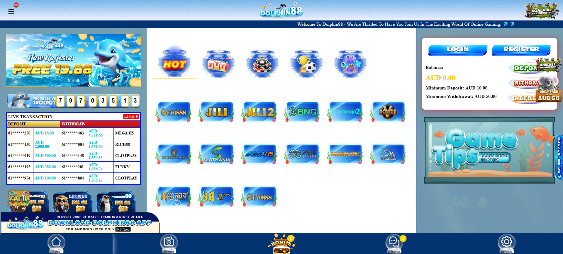 Dolphin88 Casino