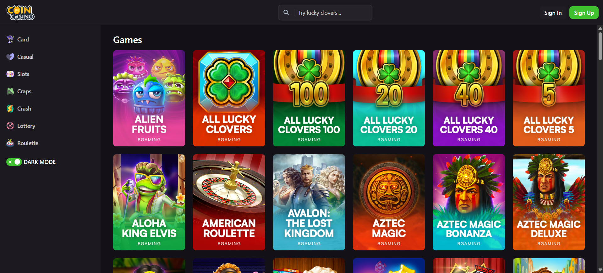 Coin.io Casino
