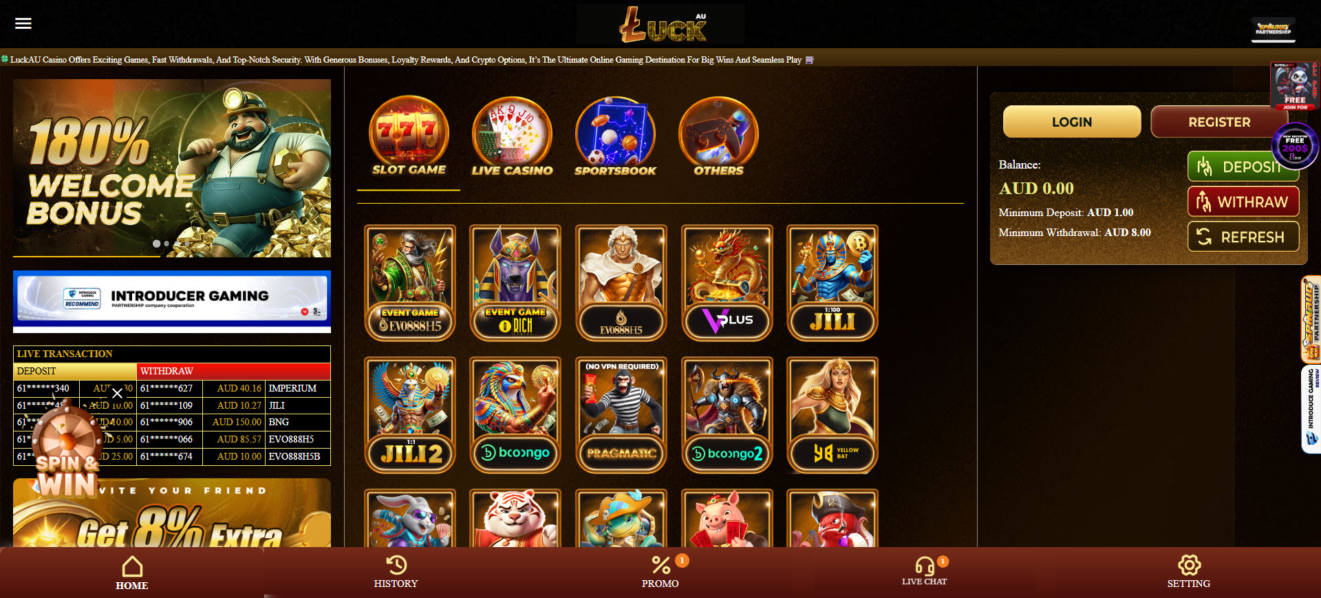 LuckAU Casino