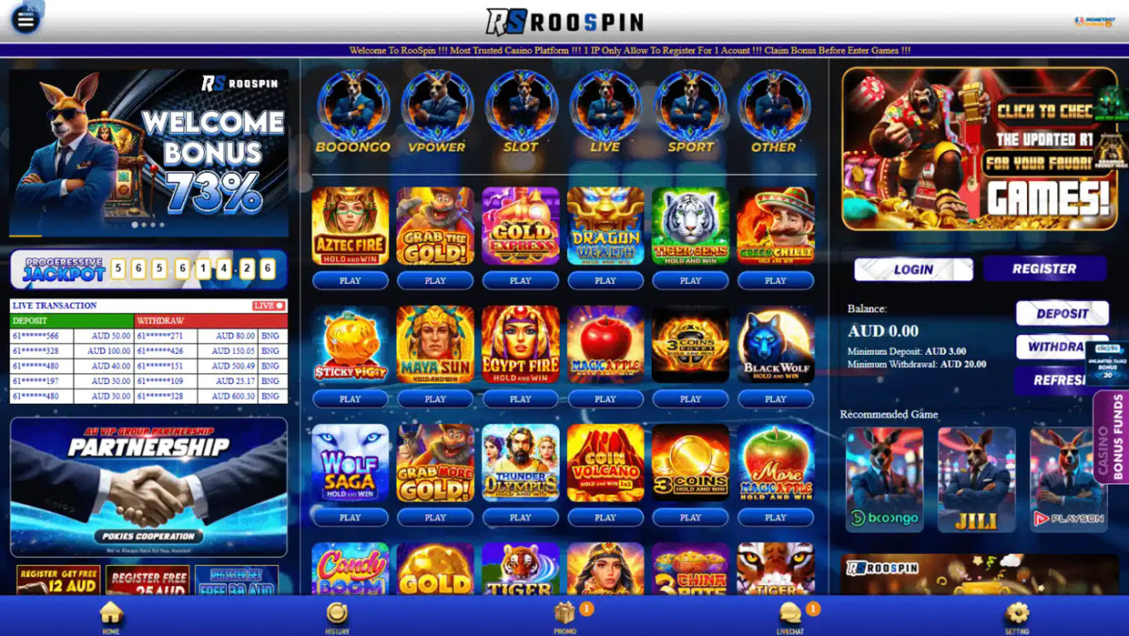 RooSpin Casino