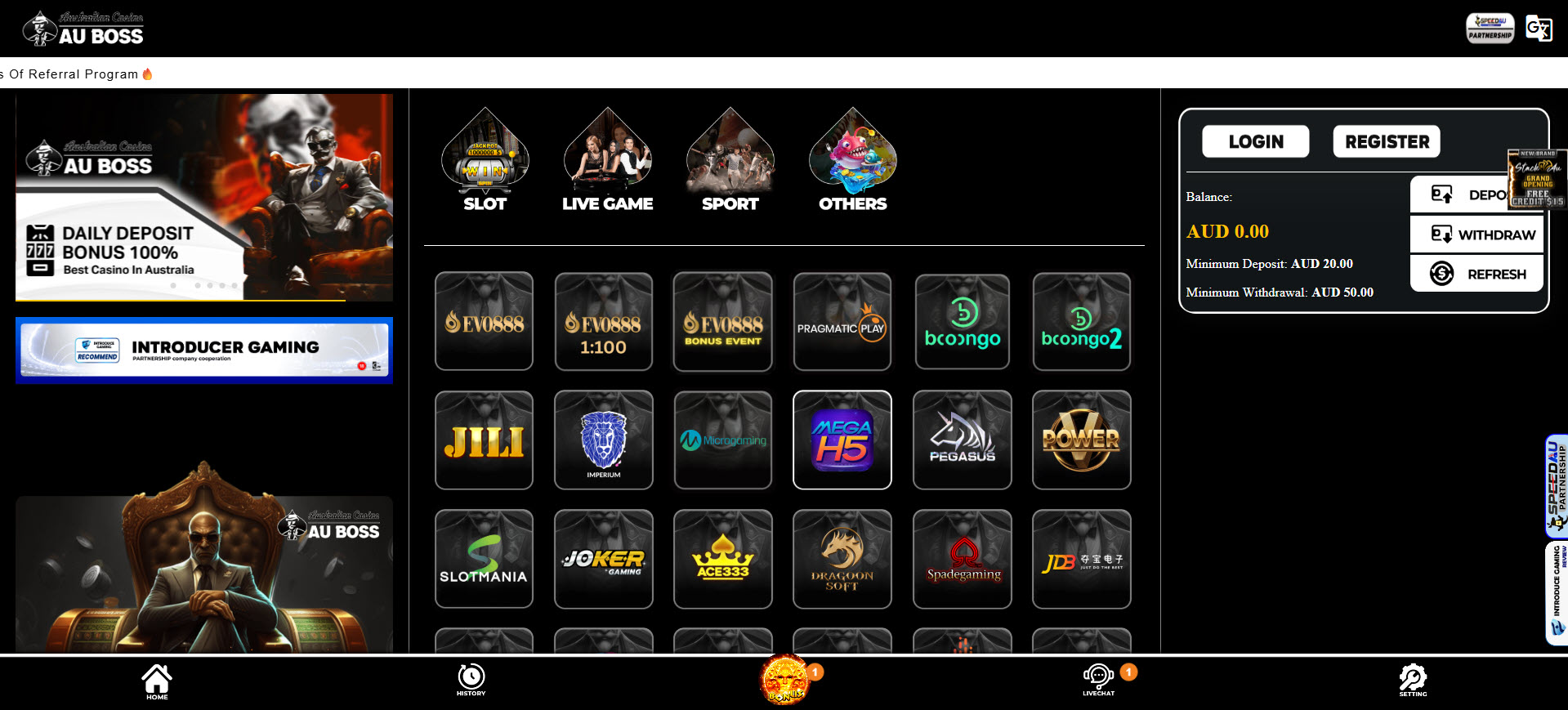 Au Boss Casino