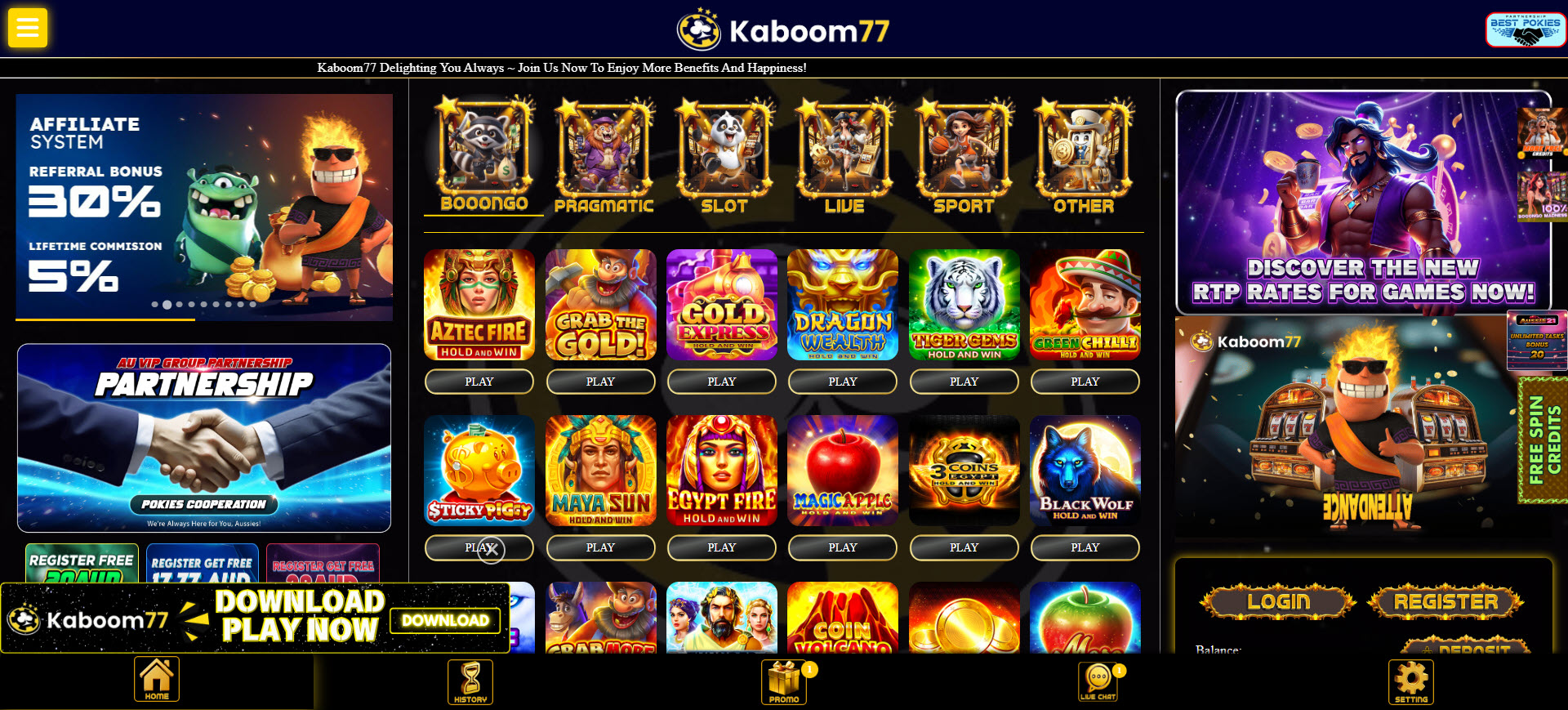 Kaboom77 Casino