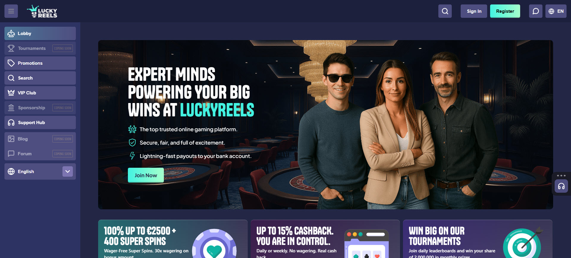 LuckyReels.com Casino