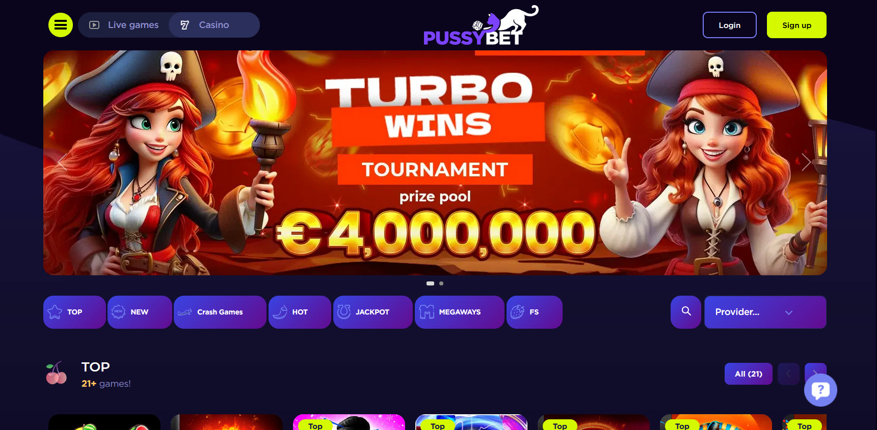 Pussybet Casino