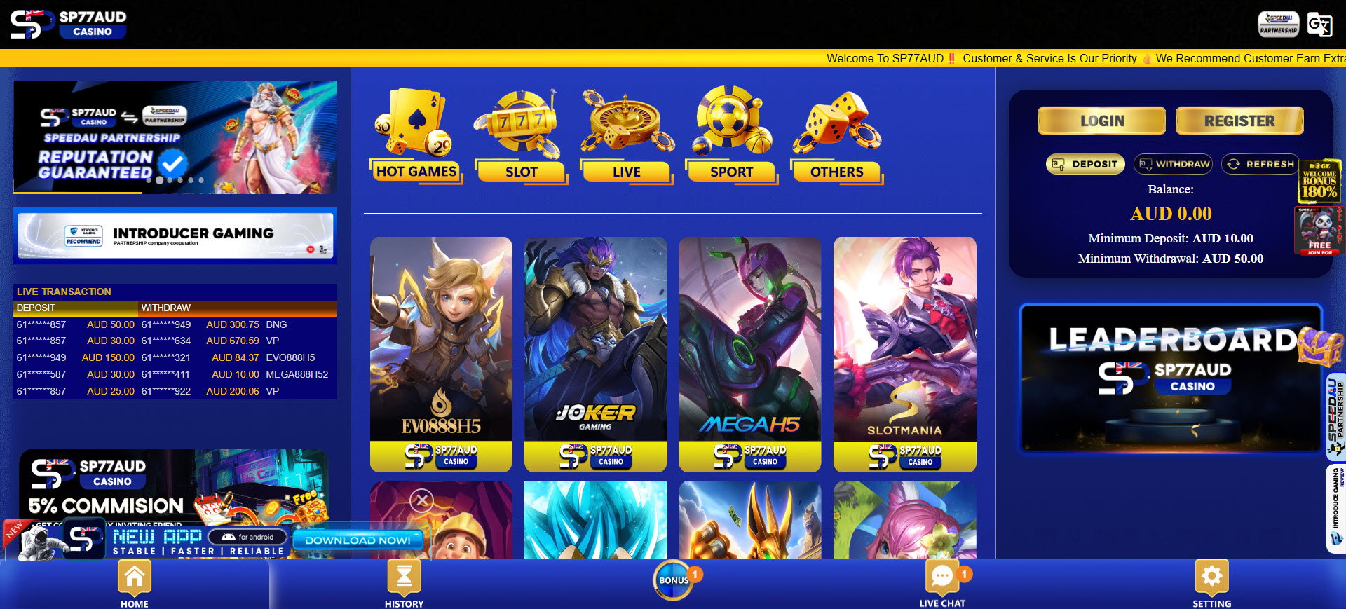 Sp77aud Casino