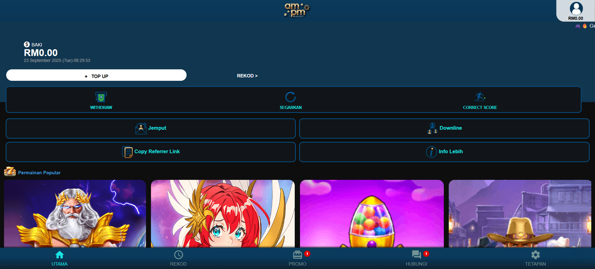 AMPM Wallet Casino