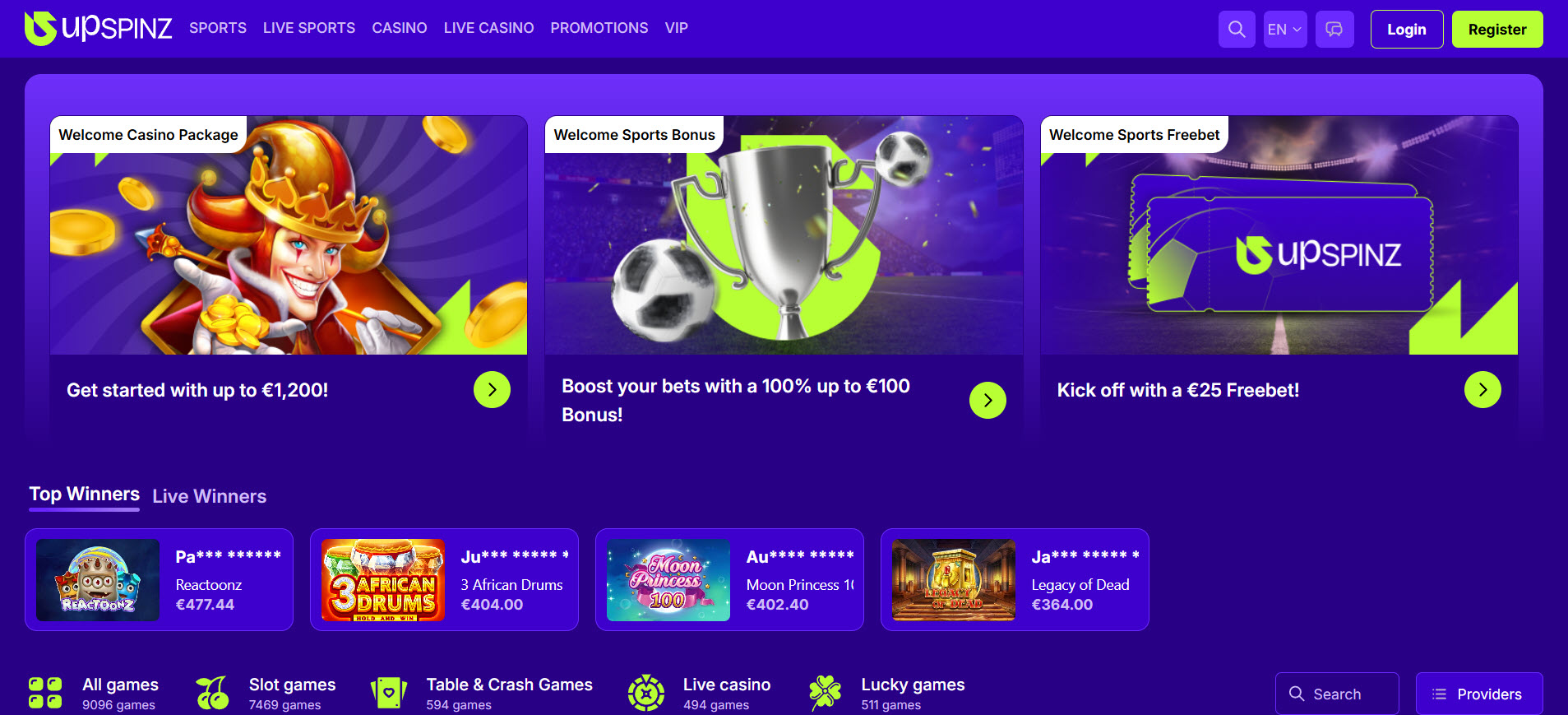 UpSpinz Casino