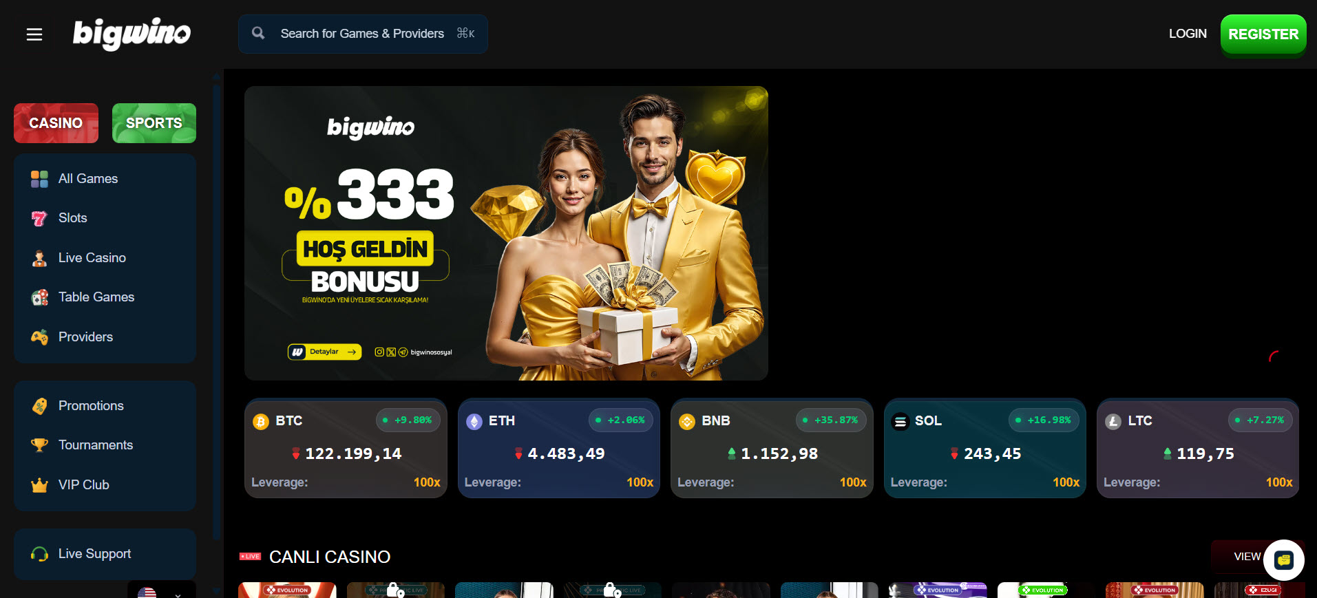 BigWino Casino
