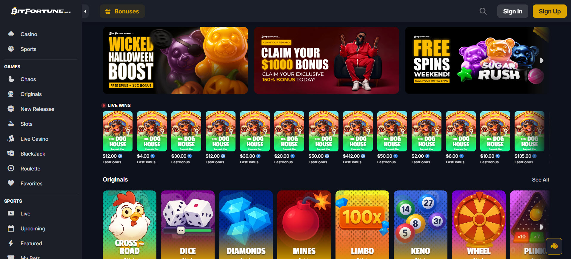 Bitfortune Casino
