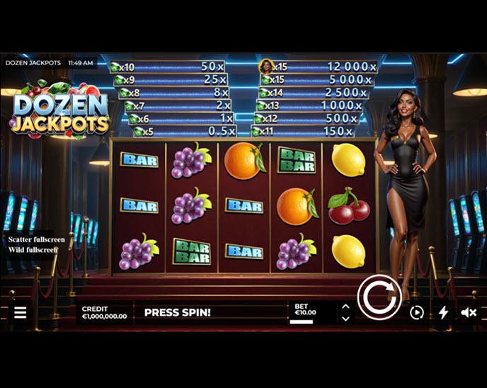 Dozen Jackpots