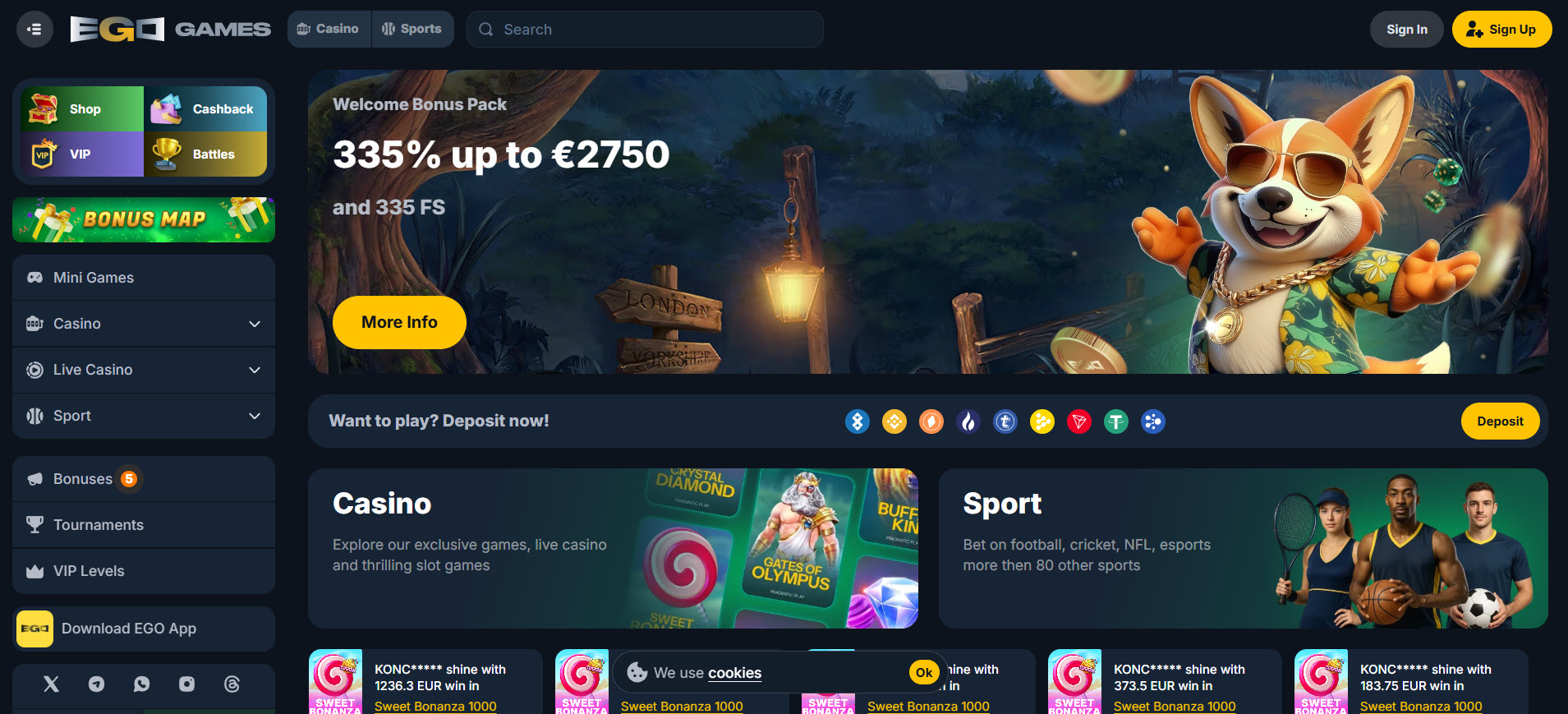 EgoGames Casino