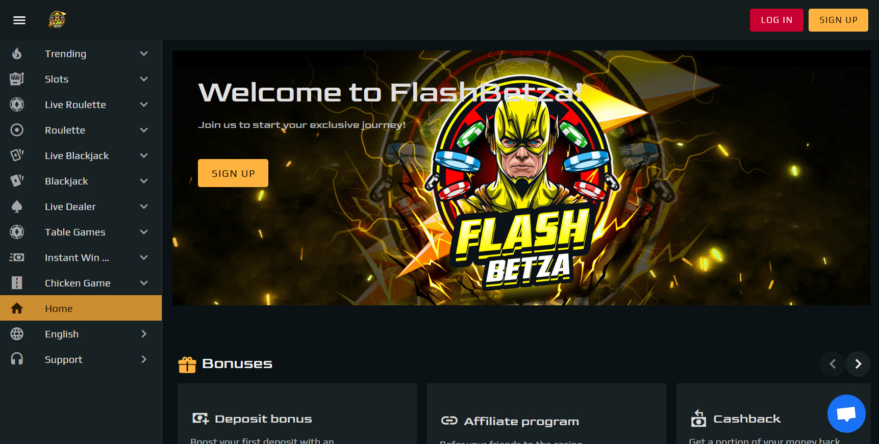 FlashBetza Casino