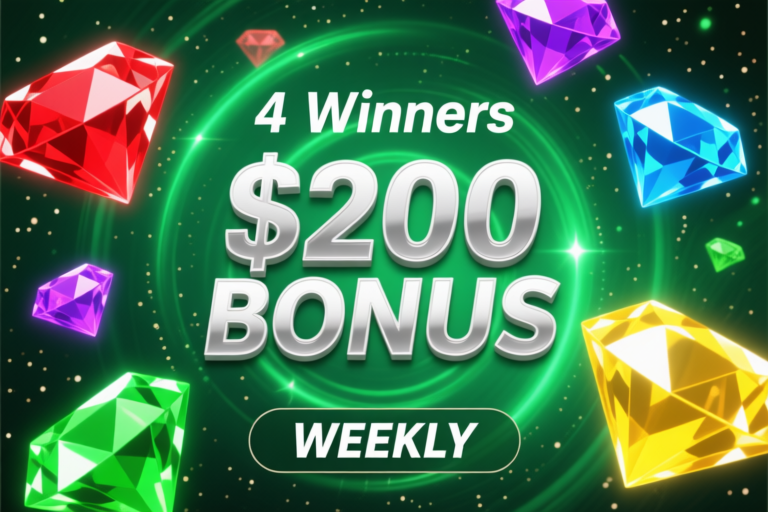 Розыгрыш 800 USD от Vodka Bet Casino для участников 4LUCK