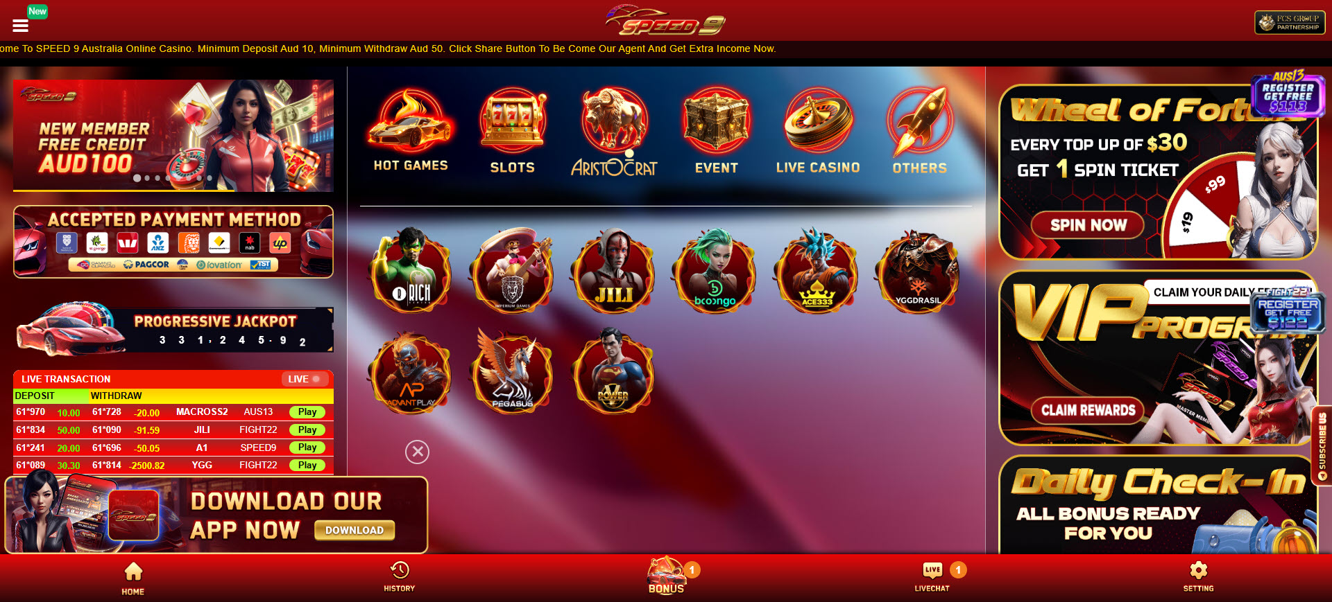 Speed9 Casino