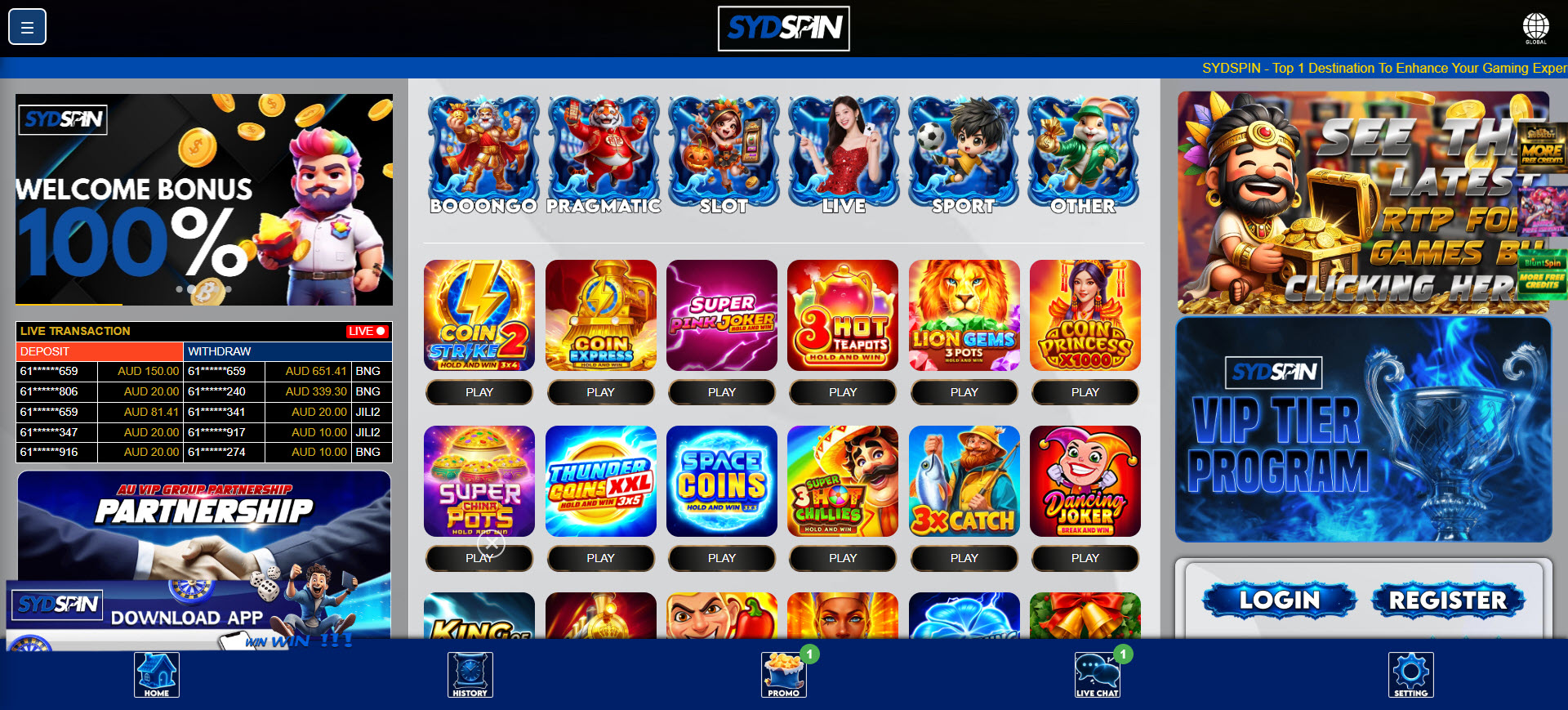 Sydspin Casino